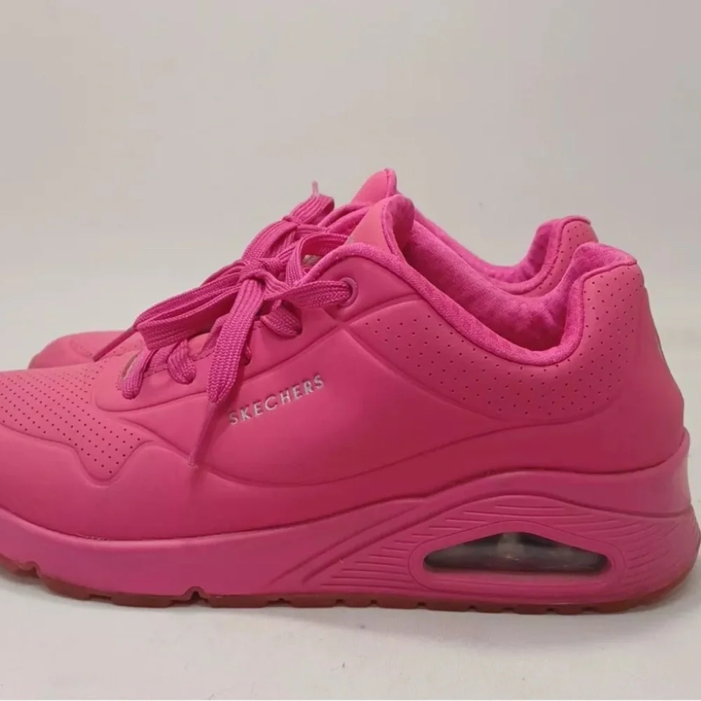 Skechers Women's Vibrant Pink Sneakers - Picture 2 of 4